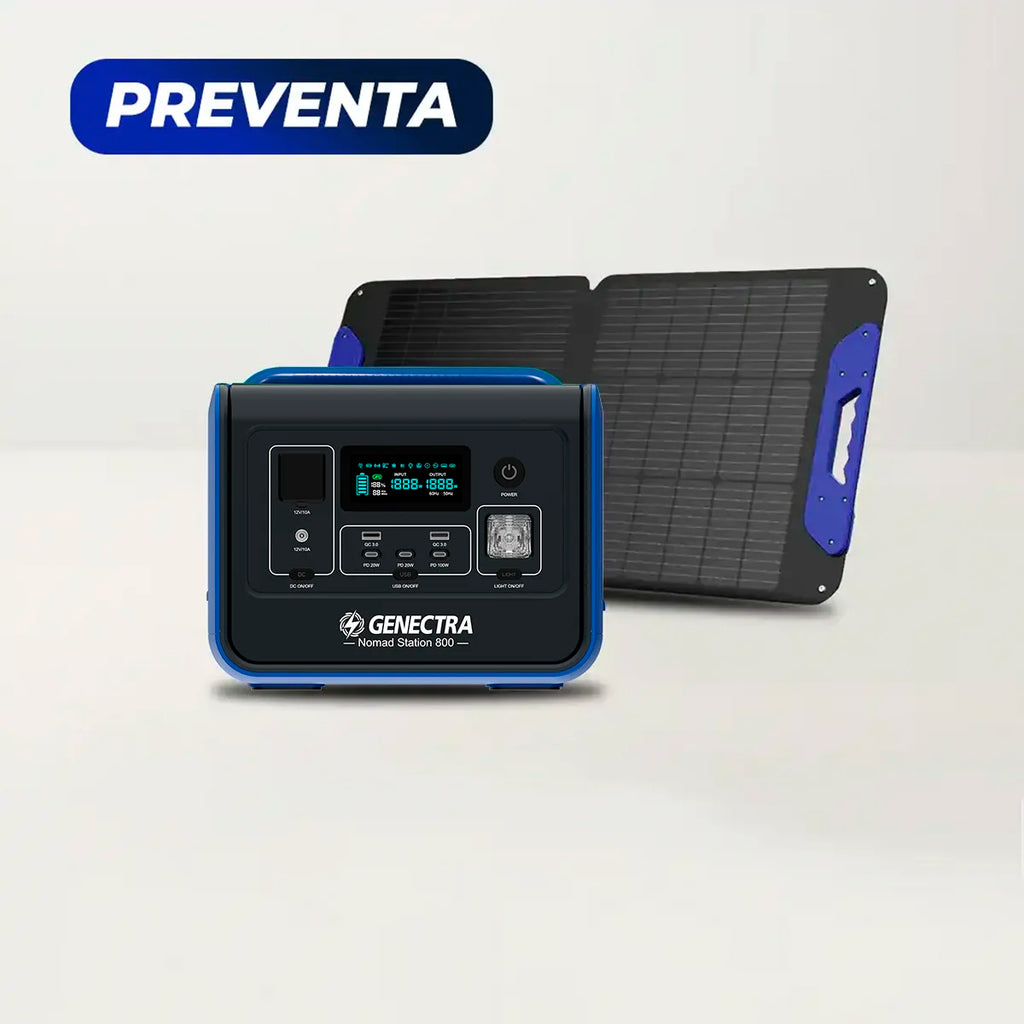PACK NOMAD STATION 800 + PANEL SOLAR 100W