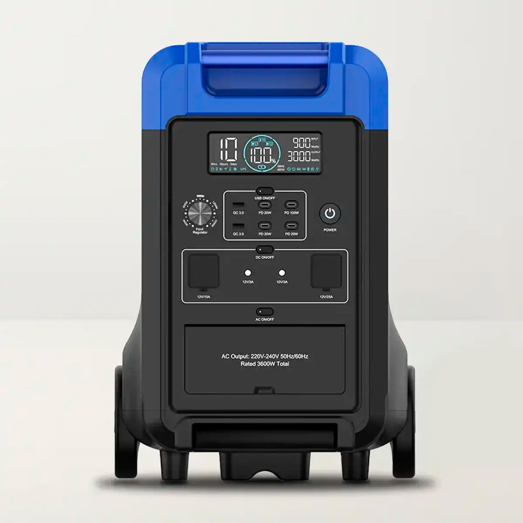 Estación de Energía Solar FREEDOM SOLAR 3600w 3840Wh