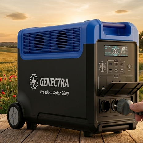 Estación de Energía Portátil FREEDOM SOLAR 3600W / 3840Wh