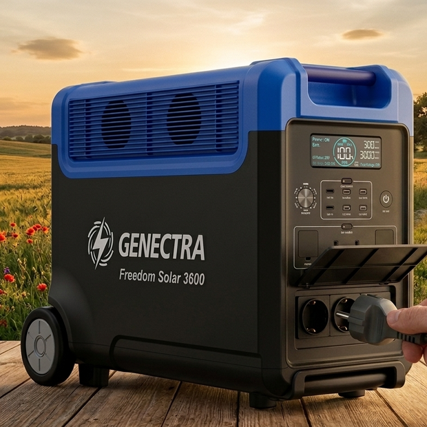 Estación de Energía Portátil FREEDOM SOLAR 3600W / 3840Wh