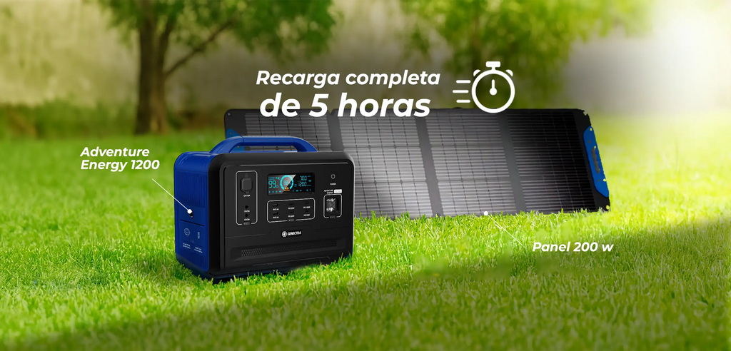 KIT ADVENTURE ENERGY 1200 + PANEL SOLAR 200W